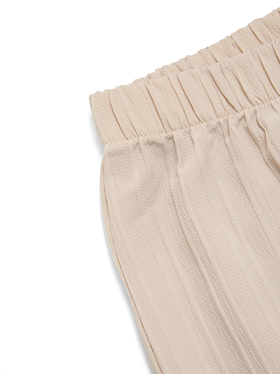 Casual Lettuce Trim Ruched Ruffle V neck Women Two-piece Outfits