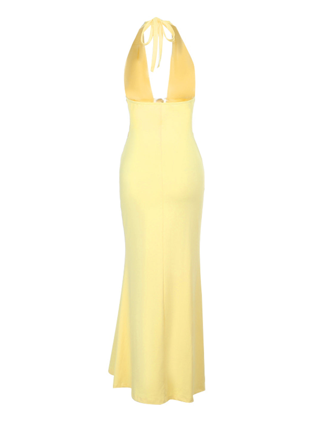 Mermaid Boho Backless Halter Maxi Women Dress
