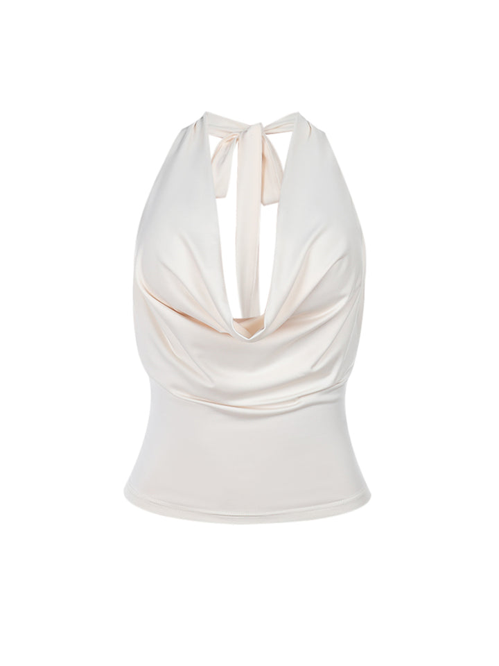 Tunica Elegante backless leta Halter Women Tops & Camis