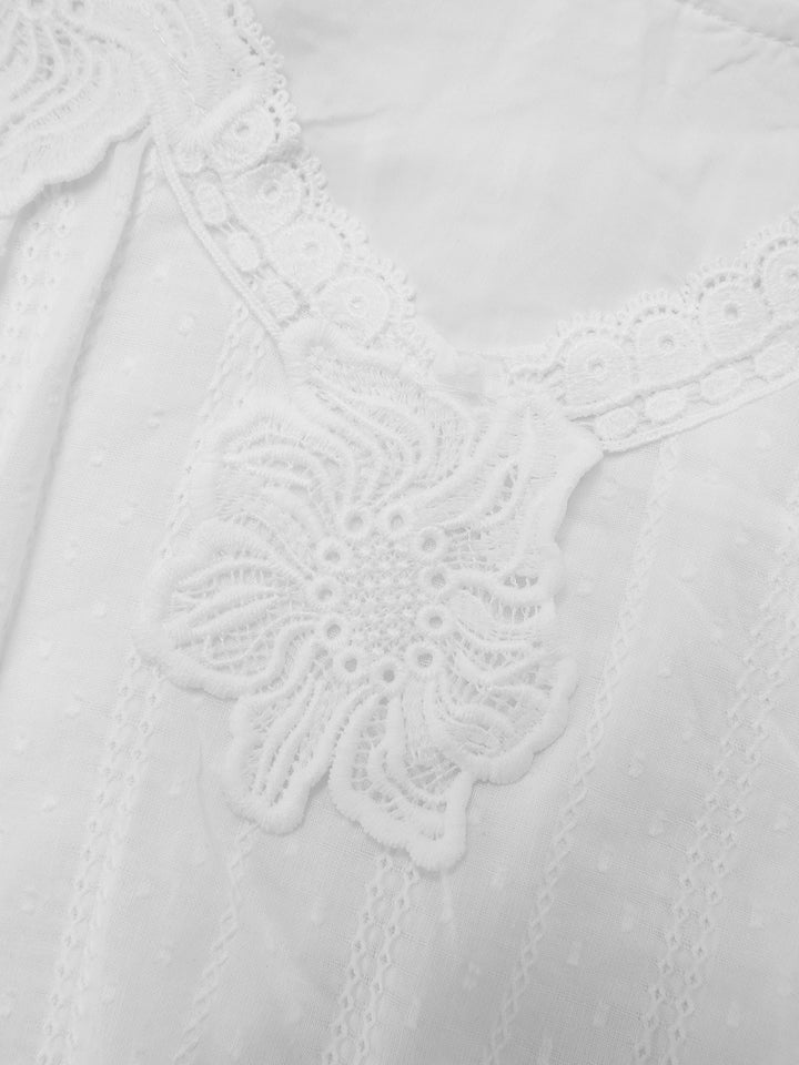 Cami Boho Lace Trim Ruched V Neck Maxi Women Women Outfits de dos piezas