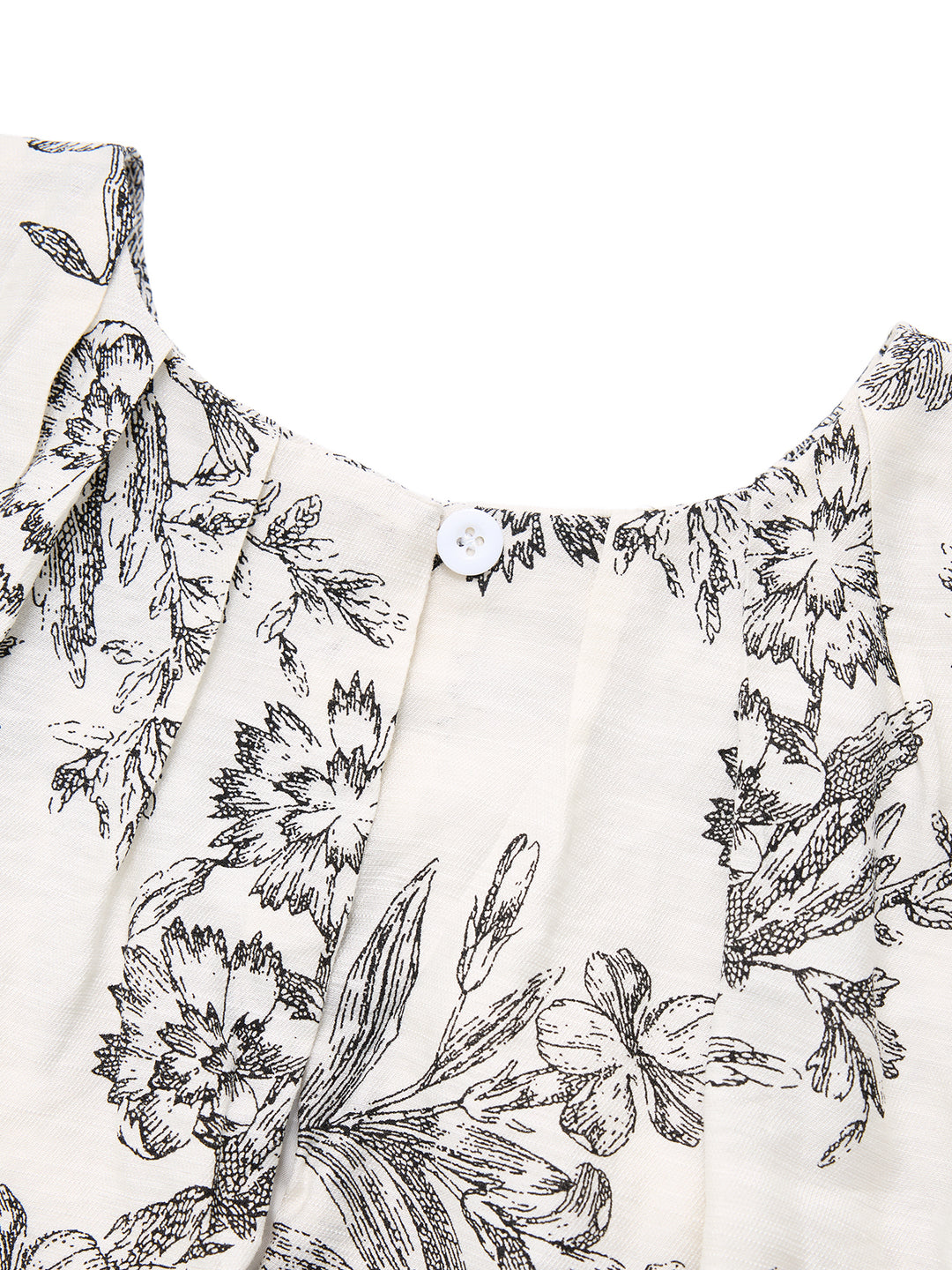 A Line Boho Floral Round Neck Long Women Two-piece Outfits